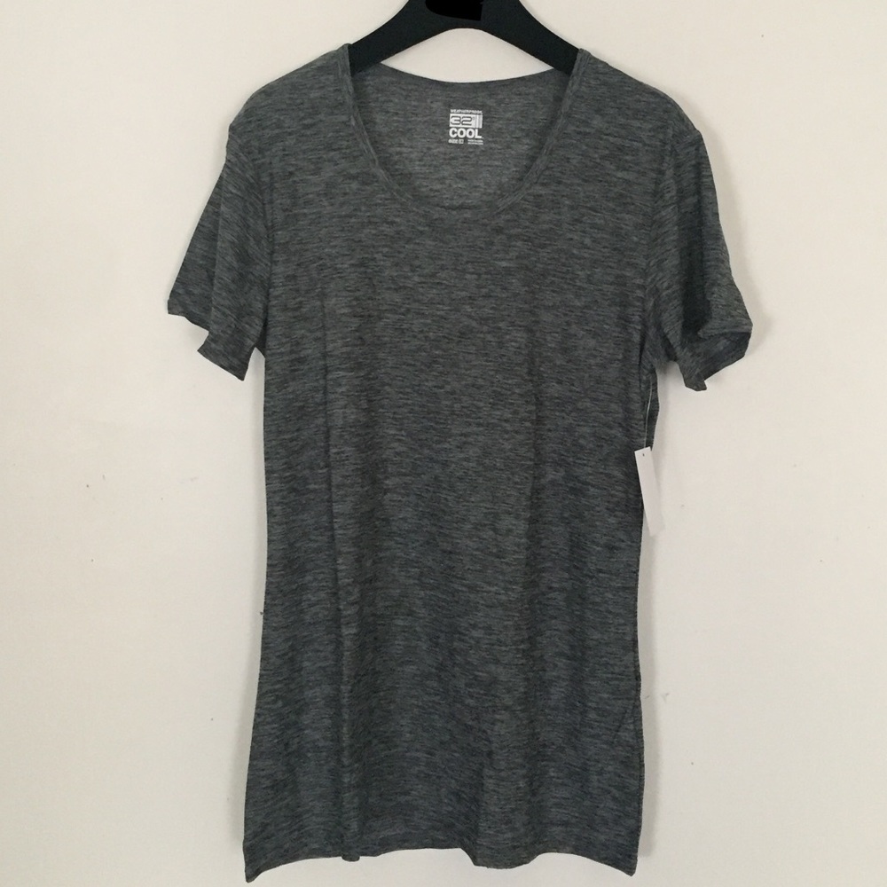 Scoop Neck Workout T-shirt - Picture 3 of 6